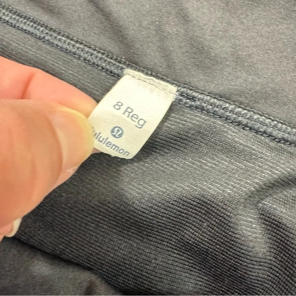 Lululemon Speed Shorts Size 8 City Lights Blue Black